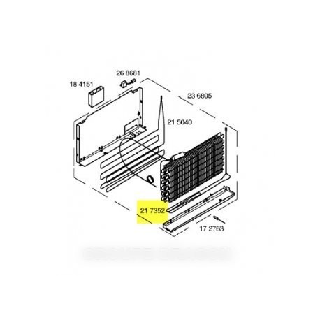 resistance de degivrage bac 60 w 230 v