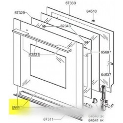 ensemble vitre exterieure de porte