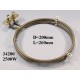 resistance de four circulaire 2500 w