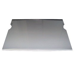 TABLETTE VERRE COMPL. + BARRE 480X340MM