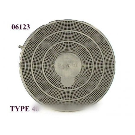 filtre rond a charbon actif type 40