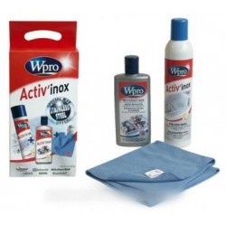 activ'inox creme + polish + tissu microf