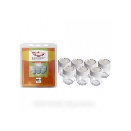 lot de 7 pots yaourtiere moulinex