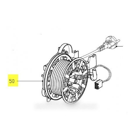 enrouleur de cable avec cordon