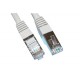 CORDON RJ45 MALE BLINDAGE SIMPLE CAT 5 CONNEXION 1:1 0.5M