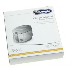 SET DLSK001 3+6FILTERS DL F38..SERIES POUR FRITEUSE DELONGHI 