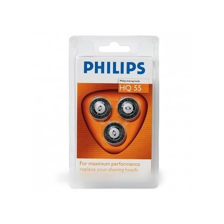 tetes de rasoir philips hq55 pack de 3