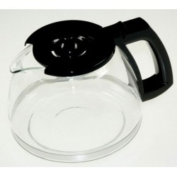 VERSEUSE EN VERRE + COUVERCLE NOIR POUR CAFETIERE MELITTA