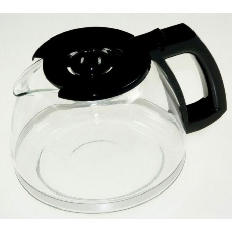 VERSEUSE EN VERRE + COUVERCLE NOIR POUR CAFETIERE MELITTA