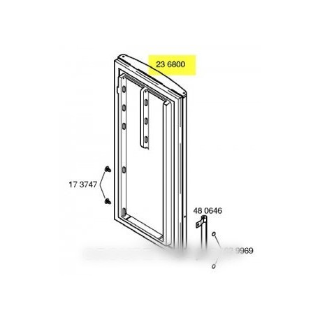 porte refrigerateur avec joint mag