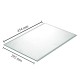 CLAYETTE EN VERRE 434x292x4 MM AVEC PROFILS POUR R