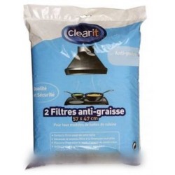 filtres de hottes anti-graisse 140g/m