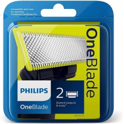 Pack de 2 lames de rasage pour Philips OneBlade