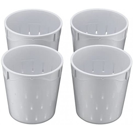 Lot de 4 faisselles (0,25 L) pour fromag