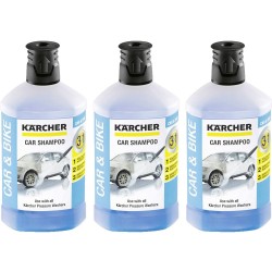 Lot de 3 shampoings de voiture 3 en 1 pour nettoyeur haute pression K