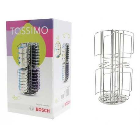 Support capsules rotatif pour 48 dosettes Tassimo Bosch