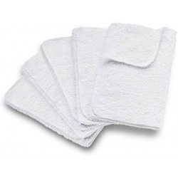 Lot de 5 lingettes extra large en coton pour nettoyeurs vapeur K