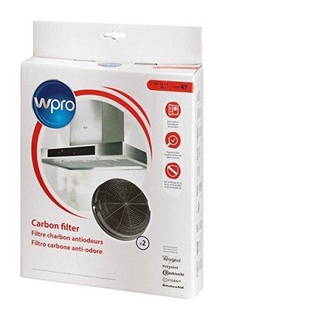 wpro amc023 2 filtre charbon pour hotte whirlpool akr685
