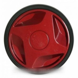 roue+enjoliveur rouge pour aspirateur moulinex
