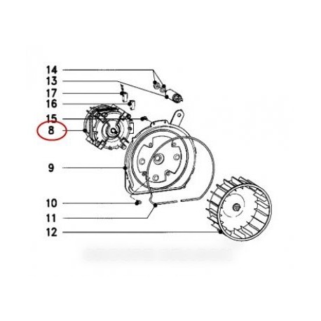 moteur ventilateur mle00-62/2