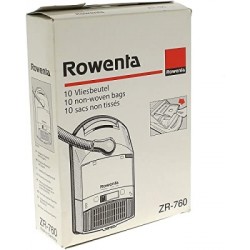 sachet de sacs pochette 10 sacs pour petit electromenager rowenta - zr760