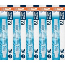 osram 64695 lot de 5 tubes halog?nes r7s 120 w 230 v