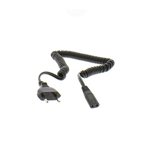 cordon d'alimentation 221200320 pour epilateur - rasoir - tondeuse philips