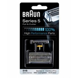 braun 8000 360 complete foil and cutter block for models 8995