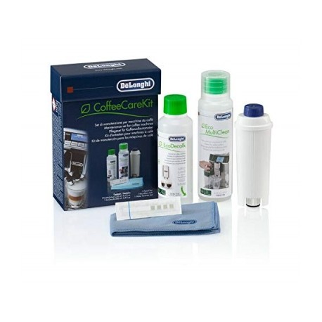 delonghi coffee care kit d'entretien pour machine ? caf? superautomatique filtre d?ca