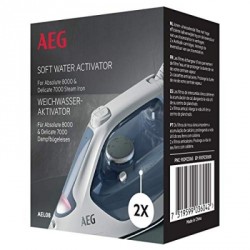 aeg 900 923 065 ael08 lot de 2 cartouches anticalcaire pour fer ? repasser si7-1-4wb plastique