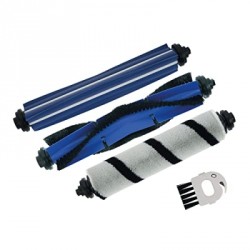 rowenta zr791000 x-plorer s?rie 95 kit de brosses | compatible avec les aspirateurs robots s95 | 1 brosse turbo animal | 1 bross
