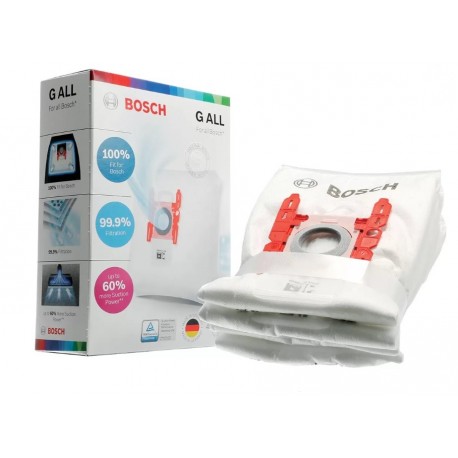 SACHET DE SAC Type G + MICRO FILTRE POUR ASPIRATEUR BOSCH B/S/H