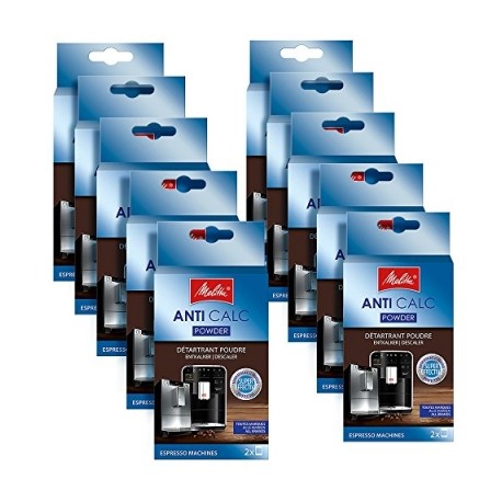 lot de 10 d?tartrants melitta anti calc - pour machine ? caf?