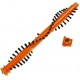 Brosse orange rotative pour aspirateurs balai Air Force Serenity Rowenta Seb RS-2230002055