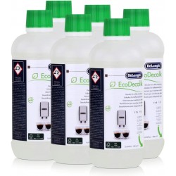 Lot de 6 flacons (3x500ml) Ecodecalk DeLonghi pour machine 