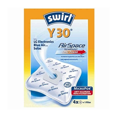 swirl y30 micropor? plus sac pour aspirateur 4 pc(s)