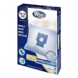 WPRO MI130-MW Sac aspirateur Miele / 4 sacs + 1 FM Fermeture propret